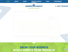 Tablet Screenshot of darrenlangley.com